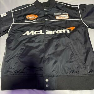 McLaren Kids Black Racing Puffer Jacket